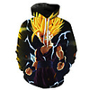 Inspired by Dragon Ball Saiyan Cosplay Costume Hoodie Terylene 3D Printing Hoodie For Men