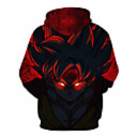 Inspired by Dragon Ball Saiyan Cosplay Costume Hoodie Terylene 3D Printing Hoodie For Men