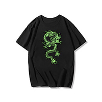 Inspired by dragon Cosplay Cosplay Costume T-shirt 100% Polyester Print T-shirt For Women