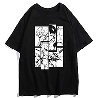 Inspired by EVA Cosplay Anime Cartoon Polyester / Cotton Blend Print Harajuku Graphic Kawaii T-shirt For Women