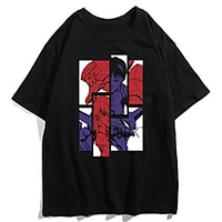 Inspired by EVA Cosplay Anime Cartoon Polyester / Cotton Blend Print Harajuku Graphic Kawaii T-shirt For Women