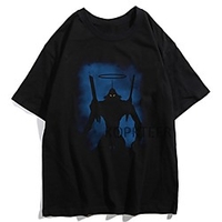 Inspired by EVA Cosplay Anime Cartoon Polyester / Cotton Blend Print Harajuku Graphic Kawaii T-shirt For Women