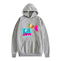 Inspired by Fall Guys Fall Guys Cosplay Costume Hoodie Polyester / Cotton Blend Graphic Printing Hoodie For Men