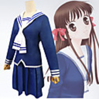 Inspired by Fruits Basket Honda Tooru Anime Cosplay Costumes Japanese Cosplay Suits Top Skirt Tie For Men
