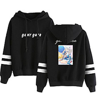 Inspired by Gawr gura Natsu Dragneel Cosplay Costume Hoodie Polyester / Cotton Blend Graphic Printing Hoodie For Women