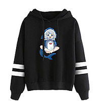 Inspired by Gawr gura Natsu Dragneel Cosplay Costume Hoodie Polyester / Cotton Blend Graphic Printing Hoodie For Women