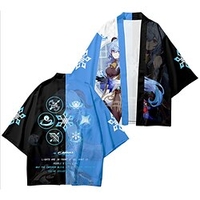 Inspired by Genshin Impact Ganyu Qiqi Anime Cartoon Polyster Anime 3D Harajuku Graphic Top For Men