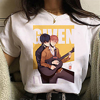 Inspired by given Cosplay Anime Cartoon Polyester / Cotton Blend Print Harajuku Graphic Kawaii T-shirt For Women