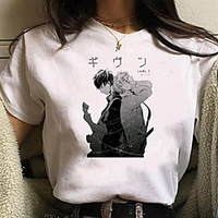 Inspired by given Cosplay Anime Cartoon Polyester / Cotton Blend Print Harajuku Graphic Kawaii T-shirt For Women