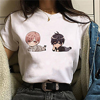 Inspired by given Cosplay Anime Cartoon Polyester / Cotton Blend Print Harajuku Graphic Kawaii T-shirt For Women