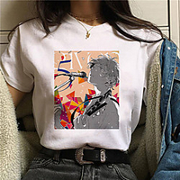 Inspired by given Cosplay Anime Cartoon Polyester / Cotton Blend Print Harajuku Graphic Kawaii T-shirt For Women