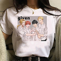 Inspired by given Cosplay Anime Cartoon Polyester / Cotton Blend Print Harajuku Graphic Kawaii T-shirt For Women