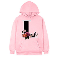 Inspired by Gothic BlackLetter Cosplay Costume Hoodie Polyster Flower Printing Hoodie For Men