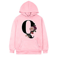 Inspired by Gothic BlackLetter Cosplay Costume Hoodie Polyster Flower Printing Hoodie For Men