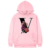 Inspired by Gothic BlackLetter Cosplay Costume Hoodie Polyster Flower Printing Hoodie For Men