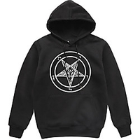 Inspired by Gothic Star Costume Hoodie Polyester / Cotton Blend Printing Hoodie For Men
