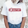 Inspired by Greys Anatomy Cosplay Anime Cartoon Polyester / Cotton Blend Print Harajuku Graphic Kawaii T-shirt For Women