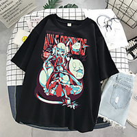 Inspired by Grunge Cosplay Cosplay Costume T-shirt 100% Polyester Print T-shirt For Women