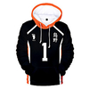 Inspired by Haikyuu Cosplay Cosplay Costume Hoodie Terylene Color Block Printing Harajuku Graphic Hoodie For Women