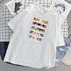 Inspired by Haikyuu Cosplay Cosplay Costume T-shirt Polyester / Cotton Blend Print Harajuku Graphic Kawaii T-shirt For Women