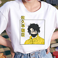 Inspired by Haikyuu Cosplay Cosplay Costume T-shirt Polyester / Cotton Blend Print Harajuku Graphic Kawaii T-shirt For Women