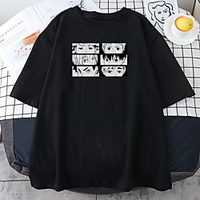 Inspired by Haikyuu Cosplay Cosplay Costume T-shirt Polyester / Cotton Blend Print Harajuku Graphic Kawaii T-shirt For Women
