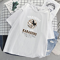 Inspired by Haikyuu Cosplay Cosplay Costume T-shirt Polyester / Cotton Blend Print T-shirt For Women