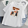 Inspired by Haikyuu Cosplay Cosplay Costume T-shirt Polyester / Cotton Blend Print T-shirt For Women