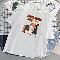 Inspired by Haikyuu Cosplay Cosplay Costume T-shirt Polyester / Cotton Blend Print T-shirt For Women