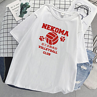Inspired by Haikyuu Cosplay Cosplay Costume T-shirt Polyester / Cotton Blend Print T-shirt For Women