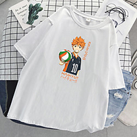 Inspired by Haikyuu Cosplay Cosplay Costume T-shirt Polyester / Cotton Blend Print T-shirt For Women