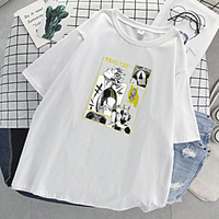 Inspired by Haikyuu Cosplay Cosplay Costume T-shirt Polyester / Cotton Blend Print T-shirt For Women