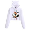 Inspired by Haikyuu Karasuno High Cosplay Costume Crop Top Hoodie Polyester / Cotton Blend Graphic Printing Crop Top For Men