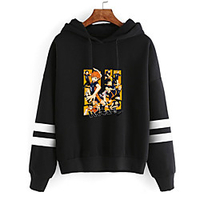 Inspired by Haikyuu Karasuno High Cosplay Costume Hoodie Polyester / Cotton Blend Graphic Printing Harajuku Graphic Hoodie For Men