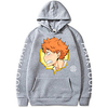 Inspired by Haikyuu Shoyo Hinata Hoodie Anime 100% Polyester Anime Harajuku Graphic Kawaii Hoodie For Men