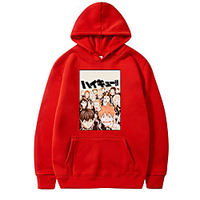 Inspired by Haikyuu Shoyo Hinata Hoodie Anime 100% Polyester Anime Harajuku Graphic Kawaii Hoodie For Men
