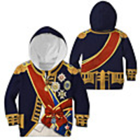 Inspired by Historical Figure Alexander Hamilton Cosplay Costume Hoodie Terylene 3D Printing Hoodie For Boys