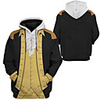 Inspired by Historical Figure George Washington Cosplay Costume Hoodie Terylene 3D Printing Hoodie For Men