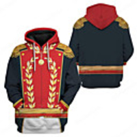 Inspired by Historical Figure Simón Bolívar Cosplay Costume Hoodie Terylene 3D Printing Hoodie For Men