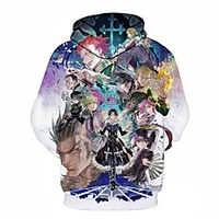 Inspired by Hunter X Hunter Cosplay Anime Cartoon 100% Polyester 3D Harajuku Graphic Kawaii Hoodie For Women