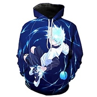 Inspired by Hunter X Hunter Cosplay Anime Cartoon 100% Polyester 3D Harajuku Graphic Kawaii Hoodie For Women