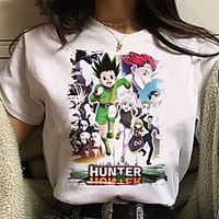 Inspired by Hunter X Hunter Cosplay Anime Cartoon Polyester / Cotton Blend Print Harajuku Graphic Kawaii T-shirt For Women