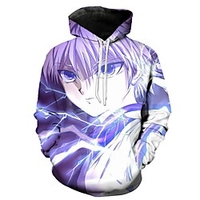 Inspired by Hunter X Hunter Cosplay Anime Cartoon Polyster 3D Harajuku Graphic Kawaii Hoodie For Women