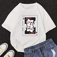 Inspired by Hunter X Hunter Cosplay Cosplay Costume T-shirt Polyester / Cotton Blend Print Harajuku Graphic Kawaii T-shirt For Women