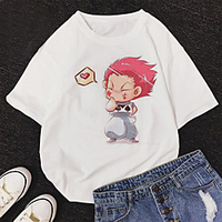 Inspired by Hunter X Hunter Cosplay Cosplay Costume T-shirt Polyester / Cotton Blend Print T-shirt For Women