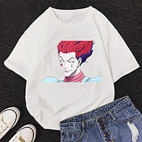 Inspired by Hunter X Hunter Cosplay Cosplay Costume T-shirt Polyester / Cotton Blend Print T-shirt For Women