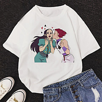 Inspired by Hunter X Hunter Cosplay Cosplay Costume T-shirt Polyester / Cotton Blend Print T-shirt For Women