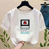 Inspired by Hunter X Hunter Cosplay Cosplay Costume T-shirt Polyester / Cotton Blend Print T-shirt For Women