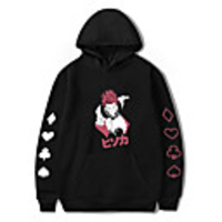 Inspired by Hunter X Hunter Hisoka Hoodie Polyester / Cotton Blend Graphic Prints Printing Hoodie For Men