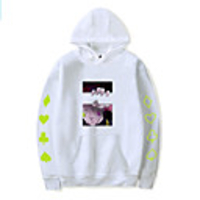 Inspired by Hunter X Hunter Hisoka Hoodie Polyester / Cotton Blend Graphic Prints Printing Hoodie For Men